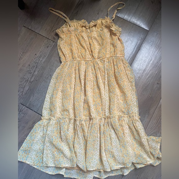 Japna yellow floral dress, size s - Picture 3 of 3